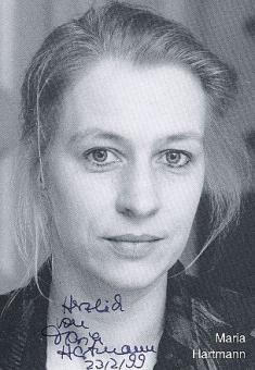 Maria Hartmann   Film &  TV  Autogrammkarte original signiert 