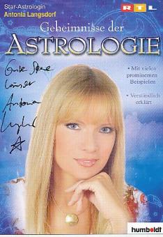 Antonia Langsdorf  RTL  TV Astrologien  Autogrammkarte original signiert 