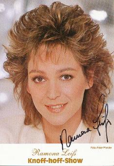 Ramona Leiß   TV  Autogrammkarte original signiert 