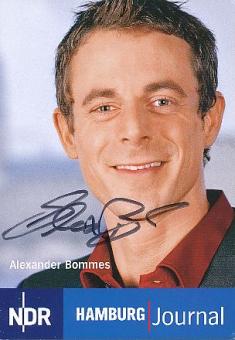 Alexander Bommes  NDR    ARD  TV  Sender Autogrammkarte original signiert 