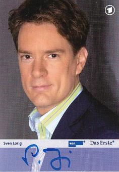 Sven Lorig  WDR   ARD  TV  Sender Autogrammkarte original signiert 