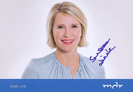 Susan Link  ARD  TV  Sender Autogrammkarte original signiert 