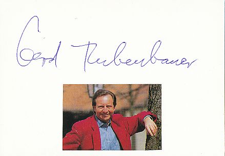 Gerd Rubenbauer    ARD  TV  Sender Autogramm Karte original signiert 