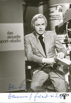Hanns Joachim Friedrichs † 1995  ZDF   TV  Sender Autogrammkarte original signiert 