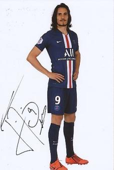 Edison Cavani   PSG Paris Saint Germain  Fußball Autogramm Foto original signiert 