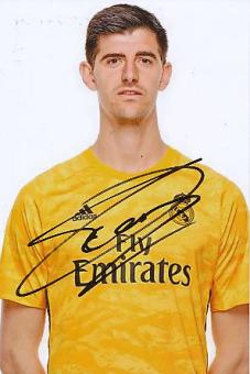 Thibaut Courtois  Real Madrid  Fußball Autogramm Foto original signiert 
