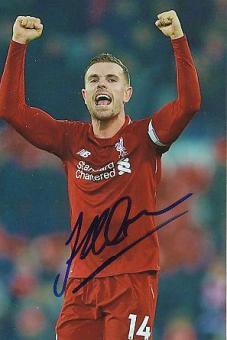Jordan Henderson  FC Liverpool  Fußball Autogramm Foto original signiert 