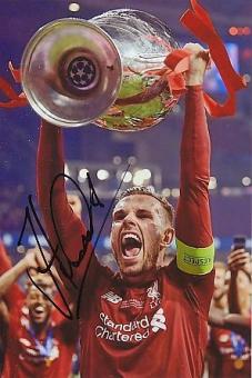 Jordan Henderson  FC Liverpool  Fußball Autogramm Foto original signiert 