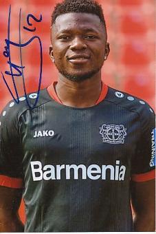 Edmond Tapsoba  Bayer 04 Leverkusen  Fußball Autogramm Foto original signiert 
