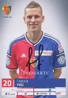 Fabian Frei  FC Basel  Fußball Autogrammkarte original signiert 