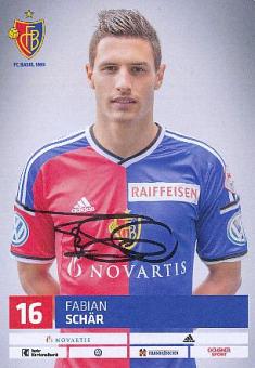 Fabian Schär  FC Basel  Fußball Autogrammkarte original signiert 
