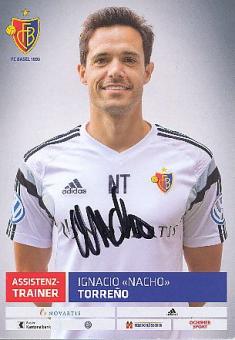 Ignacio Torreno  FC Basel  Fußball Autogrammkarte original signiert 