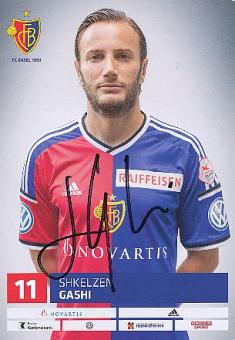 Shkelzen Gashi  FC Basel  Fußball Autogrammkarte original signiert 
