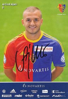 Arlind Ajeti  FC Basel  Fußball Autogrammkarte original signiert 