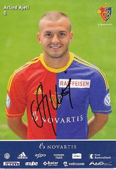 Arlind Ajeti  FC Basel  Fußball Autogrammkarte original signiert 