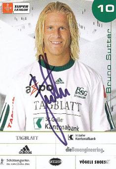 Bruno Sutter  FC St.Gallen  2003/2004  Fußball Autogrammkarte original signiert 