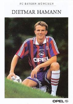 Dietmar Hamann   FC Bayern München  1995/1996  Fußball Autogrammkarte 