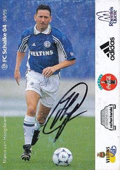 Marco van Hoogdalem  FC Schalke 04  1998/1999  Fußball Autogrammkarte  original signiert 