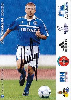 Christian Mikolajczak  FC Schalke 04  2000/2001  Fußball Autogrammkarte  original signiert 