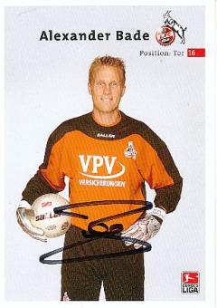 Alexander Bade   FC Köln 2002/2003  Fußball Autogrammkarte  original signiert 