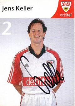 Jens Keller  VFB Stuttgart  1999/2000  VFB Stuttgart  Fußball Autogrammkarte  original signiert 
