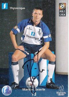 Markus Beierle  MSV Duisburg  Fußball Autogrammkarte  original signiert 