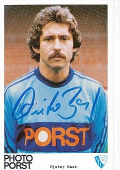 Dieter Bast  VFL Bochum  1980  Fußball Autogrammkarte  original signiert 