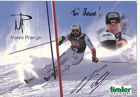 Manni Pranger  Österreich  Ski Alpin Autogrammkarte  original signiert 