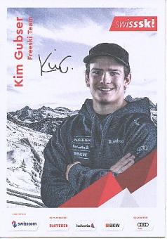 Kim Gubser  Schweiz  Ski  Freestyle  Autogrammkarte original signiert 
