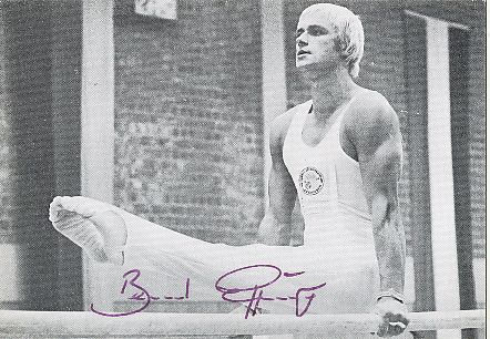 Bernd Effing  1972  Turnen  Autogrammkarte  original signiert 