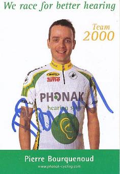 Pierre Bourquenoud  Team Phonak   Radsport  Autogrammkarte  original signiert 