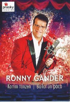 Ronny Gander  Musik Autogrammkarte original signiert 