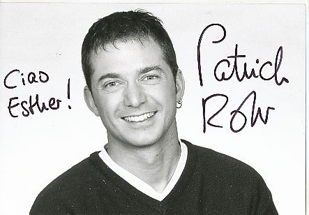 Patrick Rohr   TV  Autogrammkarte original signiert 