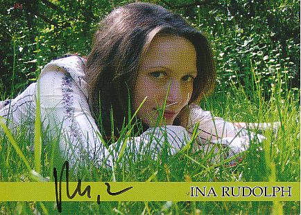 Ina Rudolph  Film & TV  Autogrammkarte original signiert 