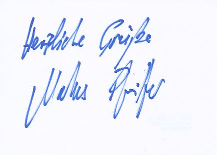 Markus Pfeiffer   Film &  TV Autogramm Karte original signiert 