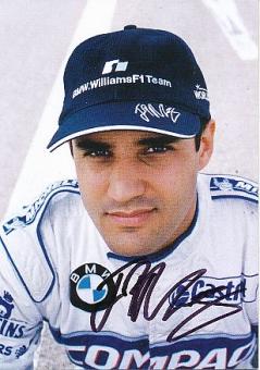 Juan Pablo Montoya  BMW Williams  Formel 1 Auto Motorsport  Autogrammkarte  original signiert 