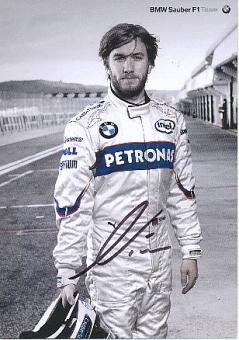 Nick Heidfeld  BMW   Formel 1 Auto Motorsport  Autogrammkarte  original signiert 