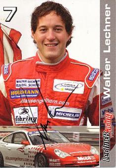 Walter Lechner  Porsche  Auto Motorsport  Autogrammkarte  original signiert 