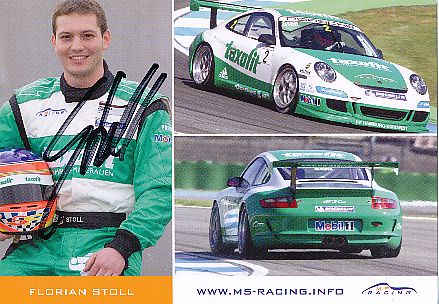Florian Stoll  Porsche  Auto Motorsport  Autogrammkarte  original signiert 