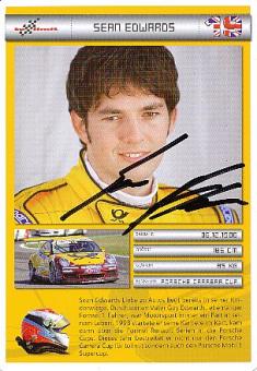 Sean Edwards † 2013  Porsche  Auto Motorsport  Autogrammkarte  original signiert 