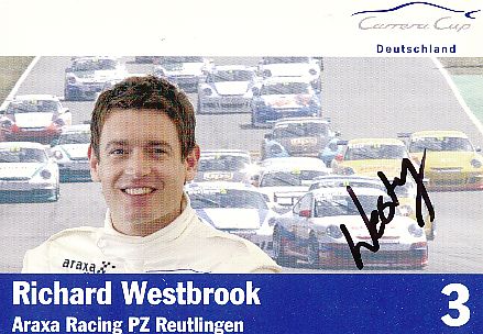 Richard Westbrook  Porsche  Auto Motorsport  Autogrammkarte  original signiert 