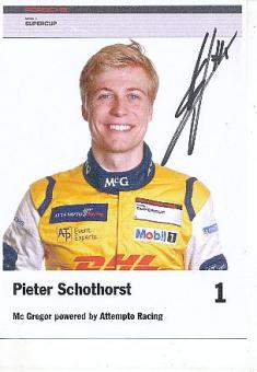 Pieter Schothorst  Porsche  Auto Motorsport  Autogrammkarte  original signiert 