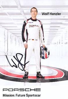 Wolf Henzler  Porsche  Auto Motorsport  Autogrammkarte  original signiert 