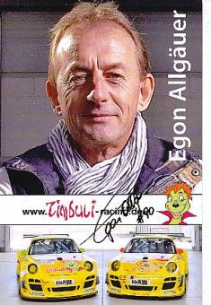 Egon Allgäuer  Porsche  Auto Motorsport  Autogrammkarte  original signiert 