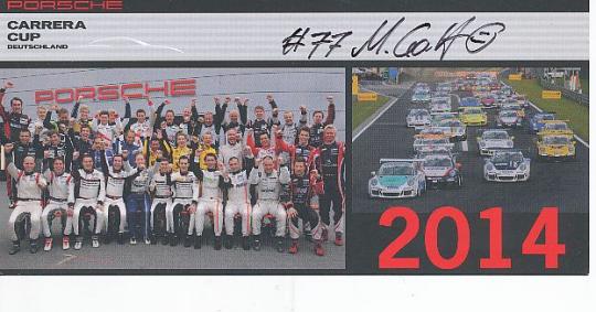 2014  Porsche  Auto Motorsport  Autogrammkarte  original signiert 