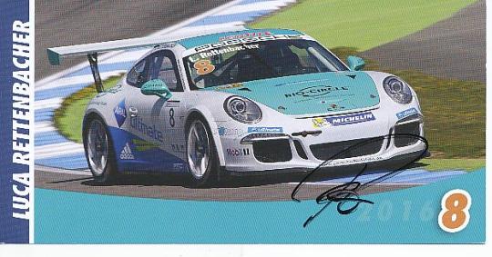 Luca Rettenbacher   Porsche  Auto Motorsport  Autogrammkarte  original signiert 