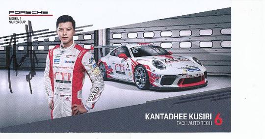 Kantadhee Kusiri  Porsche  Auto Motorsport  Autogrammkarte  original signiert 