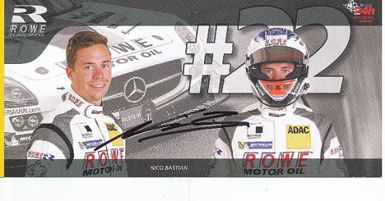 Nico Bastian   Mercedes  Auto Motorsport  Autogrammkarte  original signiert 