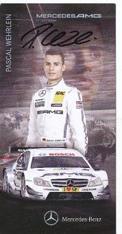 Pascal Wehrlein  Mercedes  Auto Motorsport  Autogrammkarte  original signiert 
