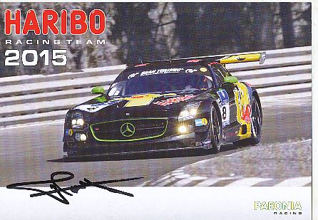 Haribo Team 2015  Mercedes  Auto Motorsport  Autogrammkarte  original signiert 